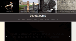 Desktop Screenshot of giuliocandussio.com